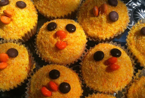 Easter baby chick cupcakes | Veggie Mama