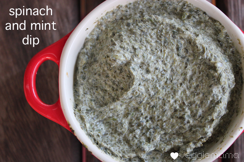 Spinach and mint dip | Veggie mama