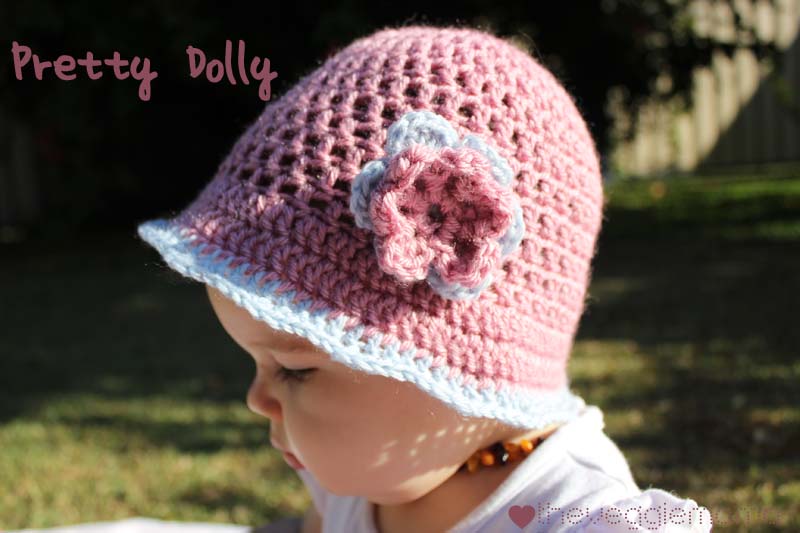 free crochet baby hat pattern | Veggie Mama