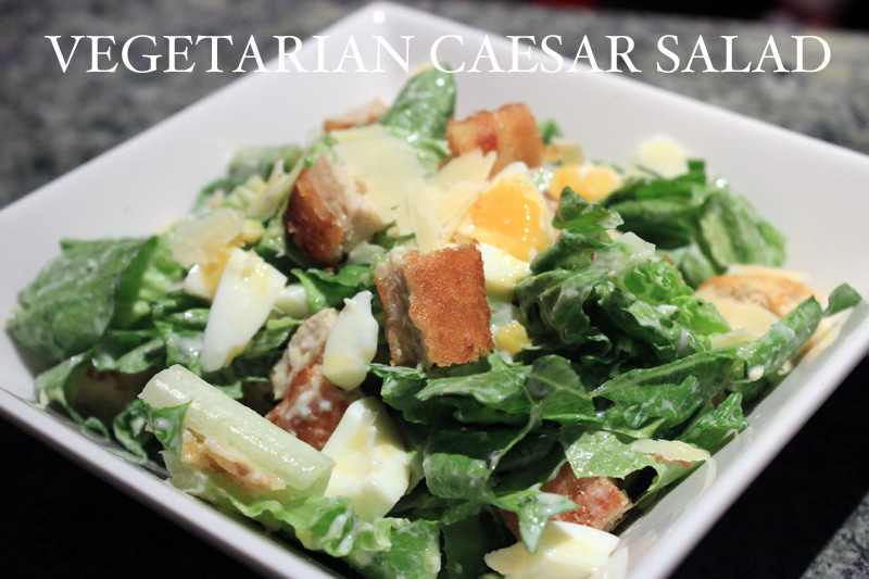 Vegetarian Caesar Salad | Veggie Mama