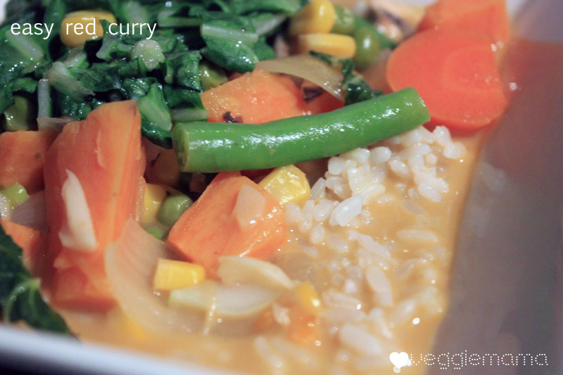 Easy red curry recipe (vegetarian) | Veggie Mama