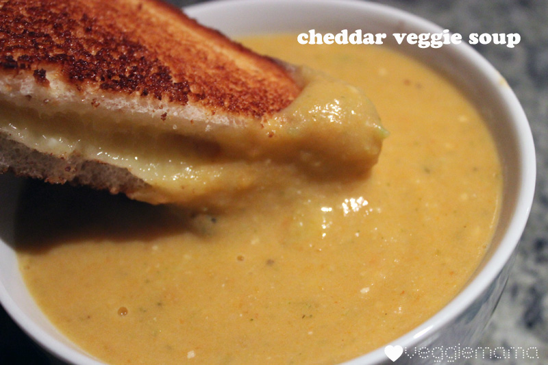 cheddar veggie soup recipe | Veggie Mama