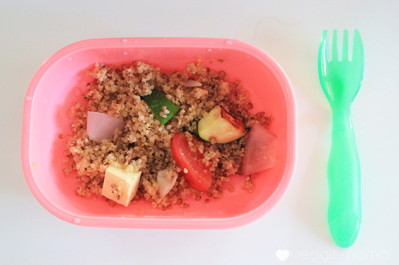 kid food ideas: quinoa with roasted veggies | Veggie mama