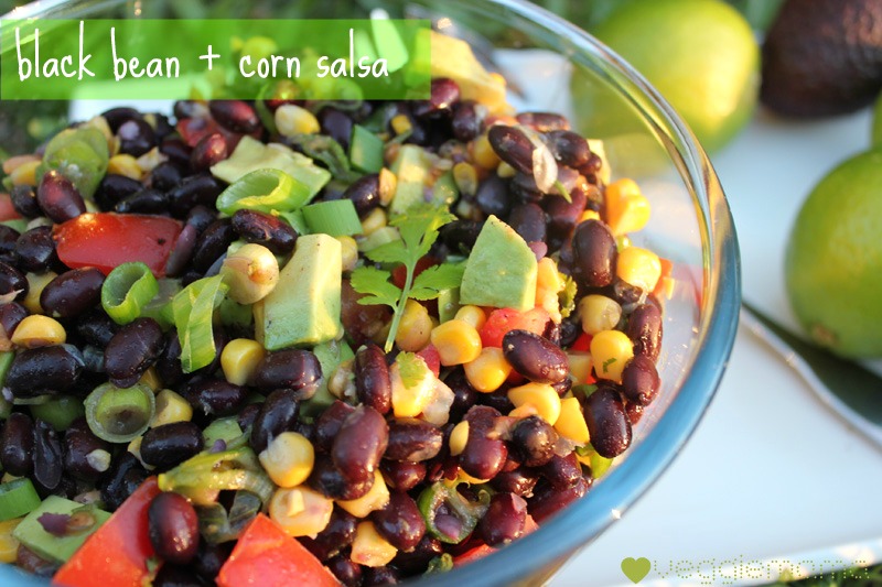 black bean and corn salsa | Veggie Mama