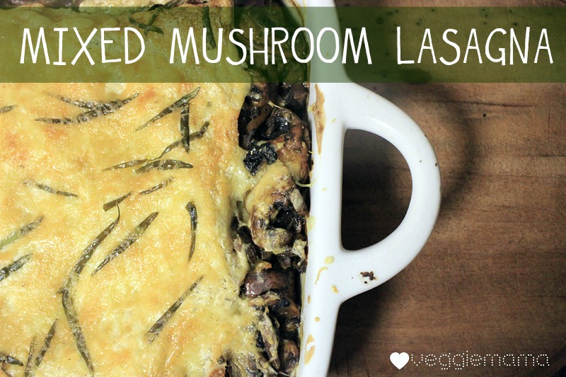 Mixed mushroom lasagna | Veggie Mama