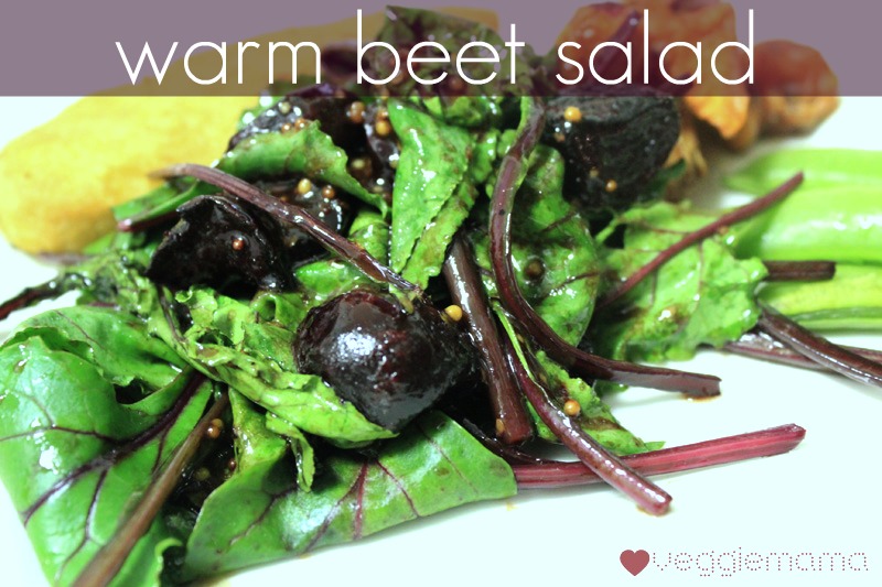 warm beetroot salad | Veggie Mama