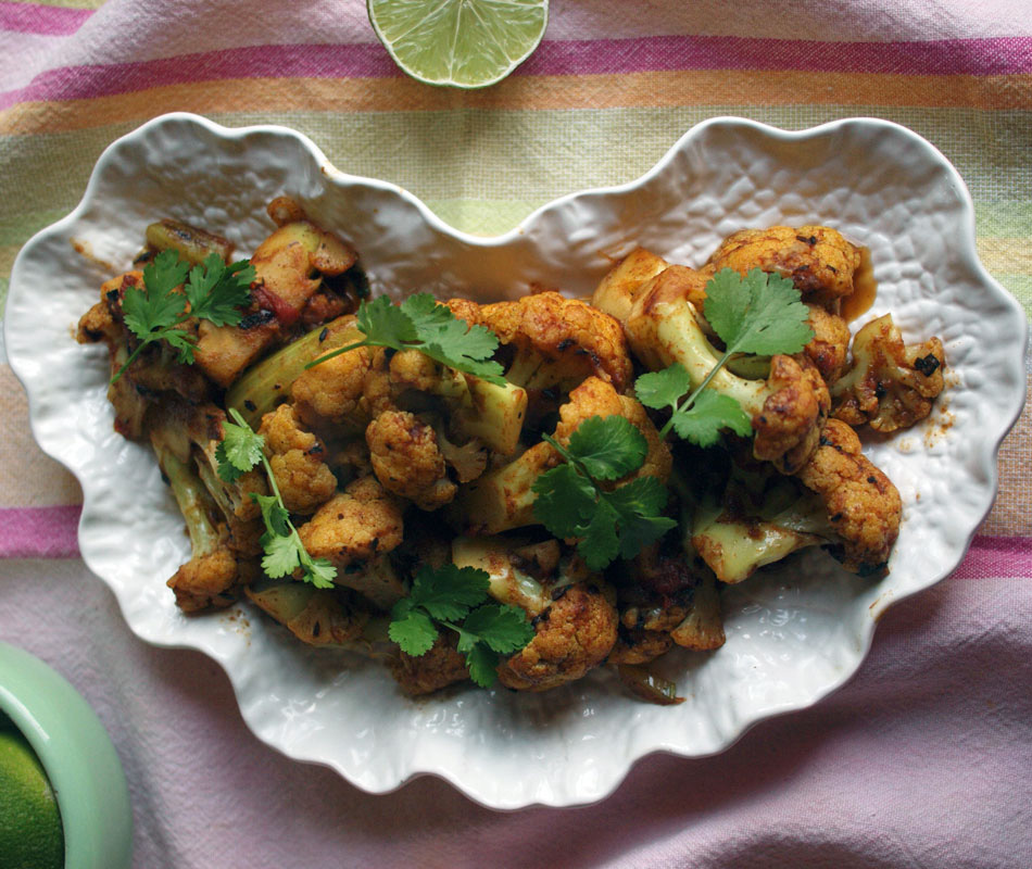 Indian Spiced Cauliflower | Veggie mama