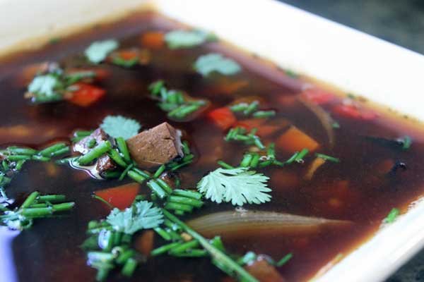 Hoisin tofu soup recipe | Veggie Mama