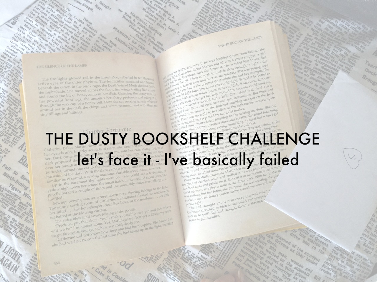 The dusty bookshelf challenge | Veggie mama